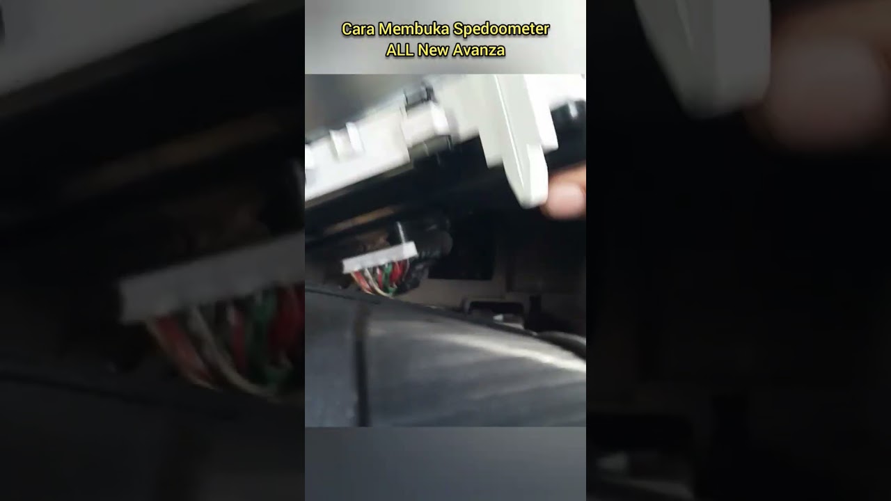 Melepas Speedometer All New Avanza