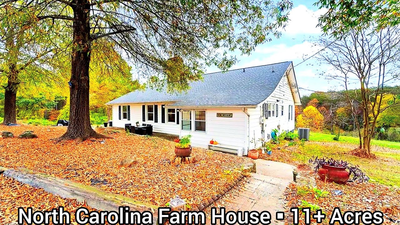 North Carolina Farm House For Sale | $359k | Acreage Homes For Sale | North Carolina Real Estate
