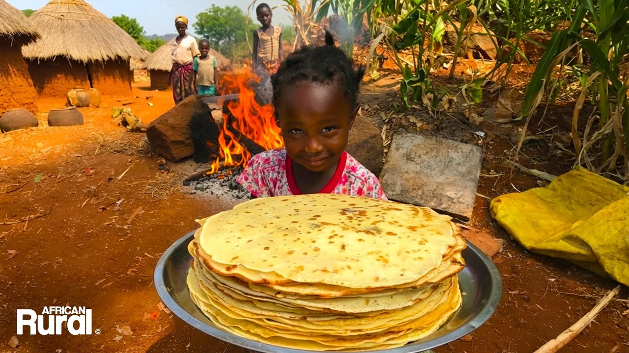 How We Made Crepes From Scratch in Our African Village – African Rural