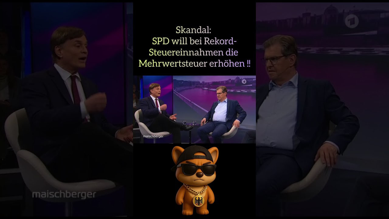 Skandal: SPD will bei Rekord-Steuereinnahmen die Mehrwertsteuer erh&ouml;hen