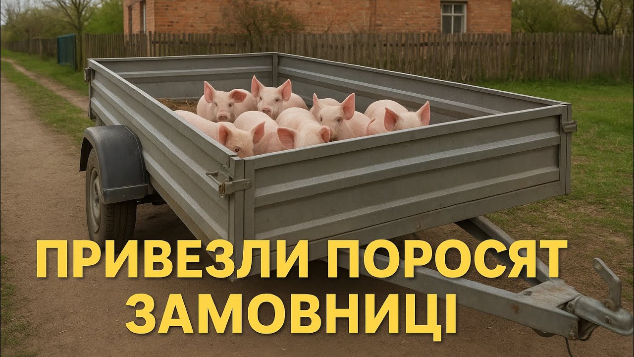 Привезли поросят замовниці 🐷 | Історія про силу та віру | Family Farm