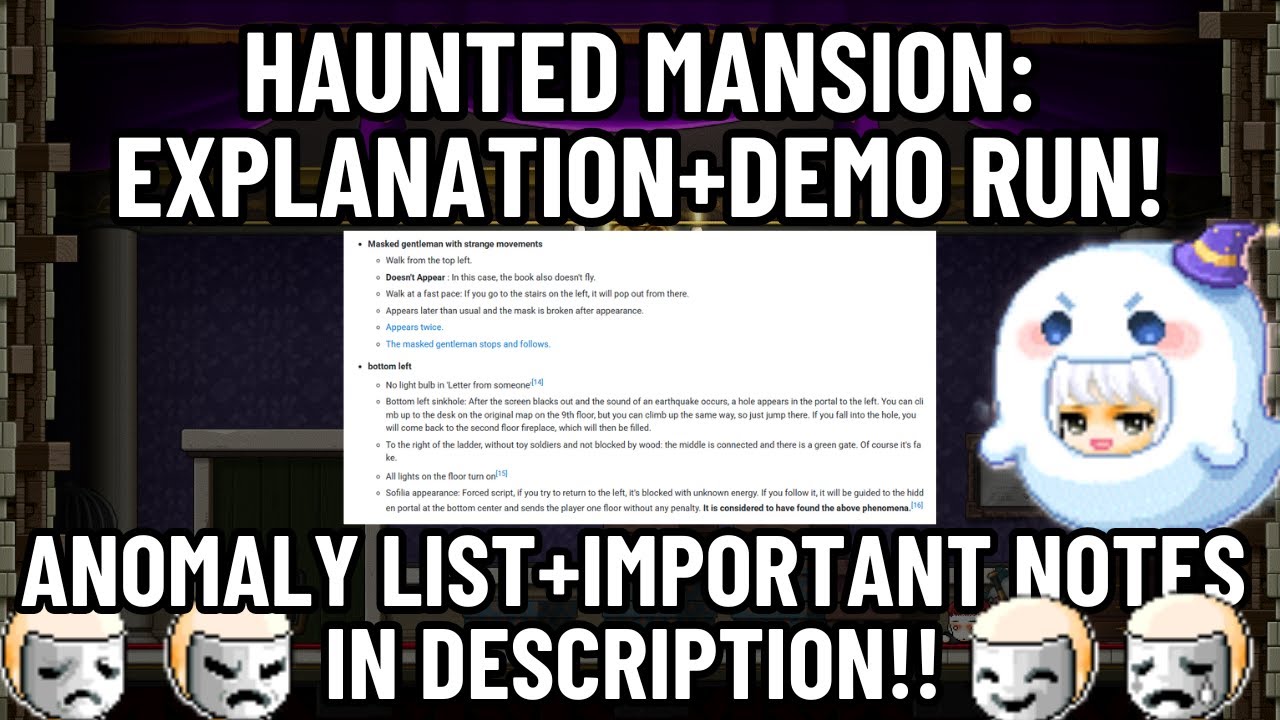 Haunted Mansion Explained+Full Anomaly Info! | v263 | GMS 2025 |