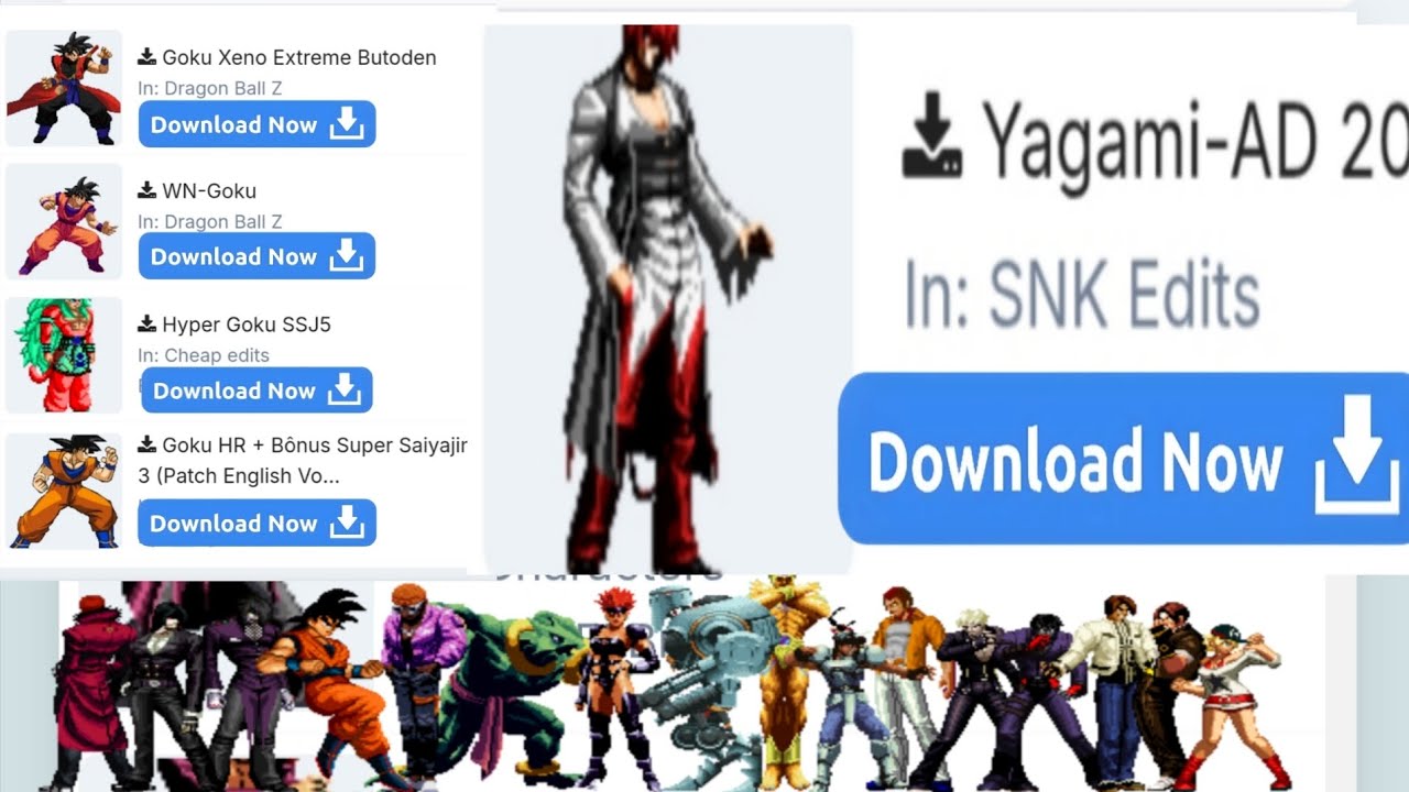 Kof mugen how to download and change charactor