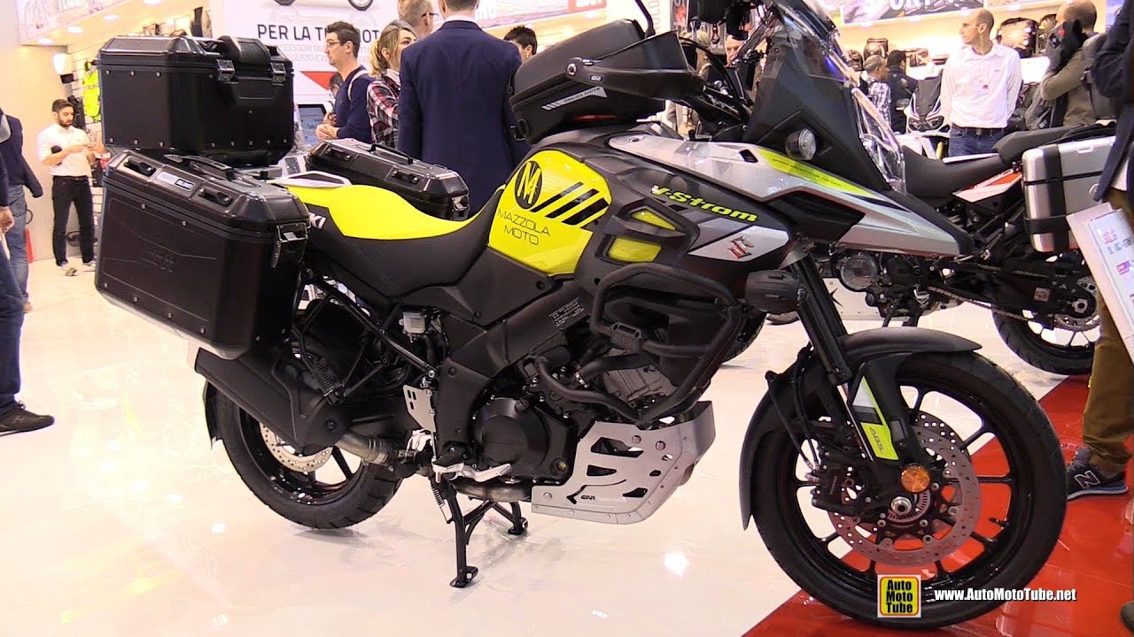 2017 Suzuki V-Strom 1000 Givi Accessorized - Walkaround - 2017 EICMA Milan