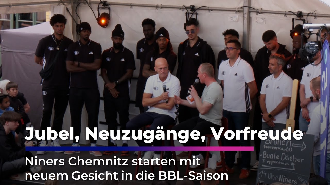 Niners Chemnitz starten mit neuem Gesicht in die BBL-Saison – Jubel, Neuzugänge und große Vorfreude