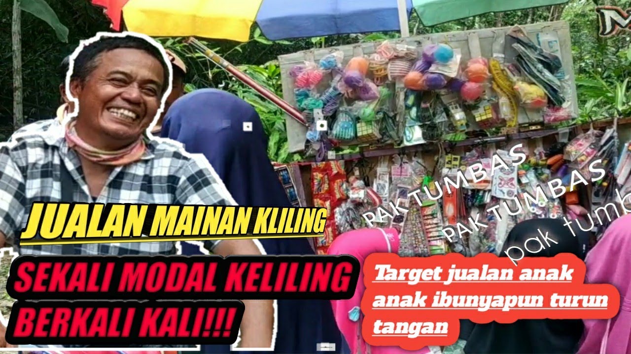 IDE JUALAN MAINAN KELILING MODAL SEKALI BISA  KELILING BERKALI KALI❗❗❗