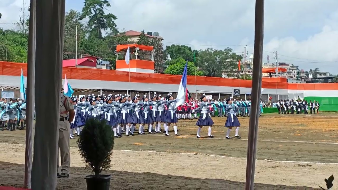 Independence Day Celebration 2024 Shillong || Meghalaya || Parade Marching Contingent