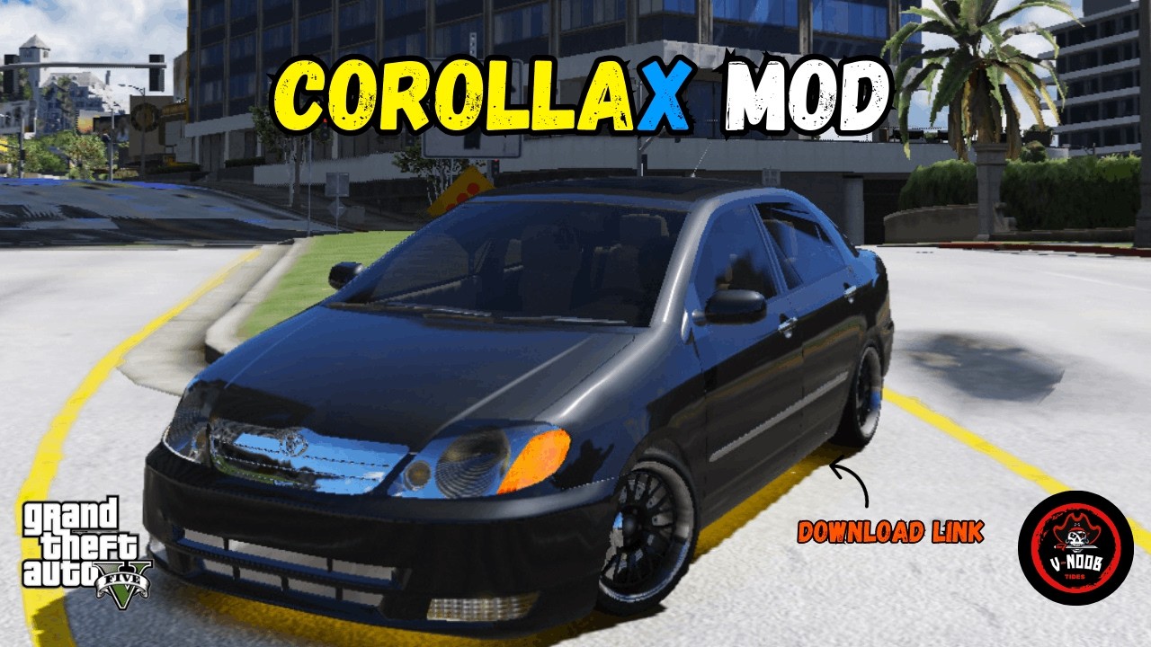 Toyota Corolla Axio / King Fisher Mod in GTA V – Realistic Sedan (Hindi/Urdu)