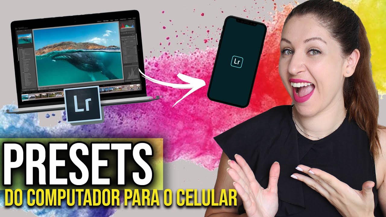 Como usar PRESETS do COMPUTADOR NO CELULAR Tutorial Lightroom