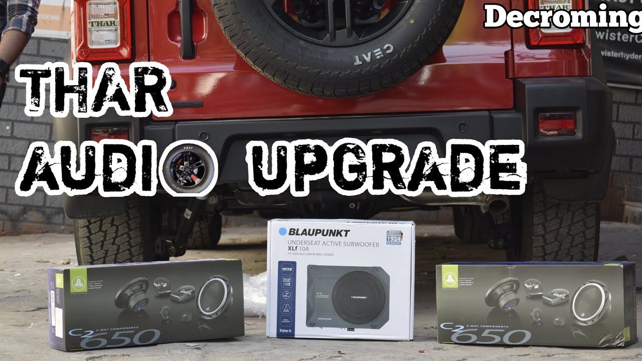 Thar Audio upgrade  | Ofc Wiring | Blaupunkt | JL Audio | Car Decor | Best audio | Dsp | Hyderabad.
