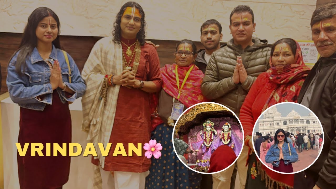 Vrindavan mai Aniruddh Acharya Ji Sai mile 😇#windmusic #youtube #gourigopalashram #vrindavan #travel