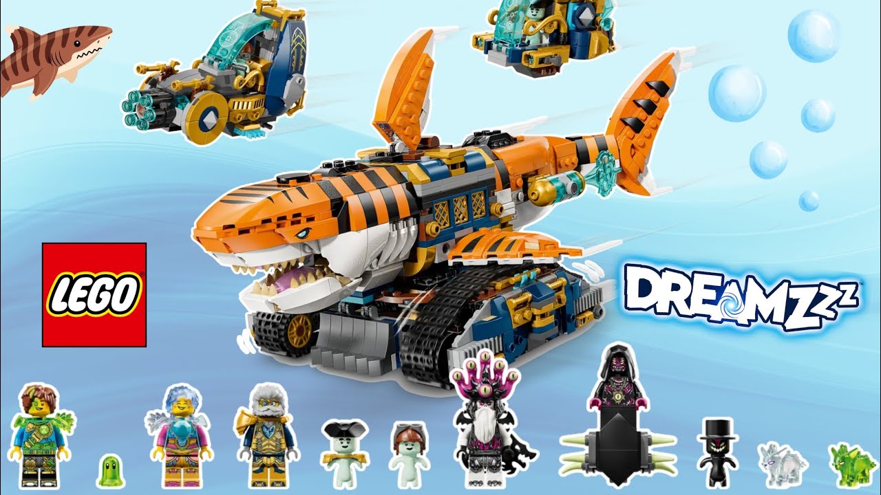 LEGO DREAMZzz 71515 Танк «Тигровая акула»! 🦈