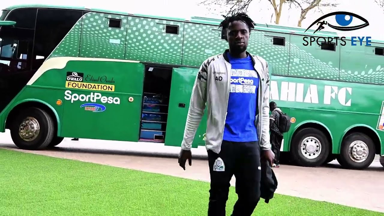 The Mighty K'Ogalo Gor Mahia FC Arrival At Kasarani Stadium For Bidco Match 