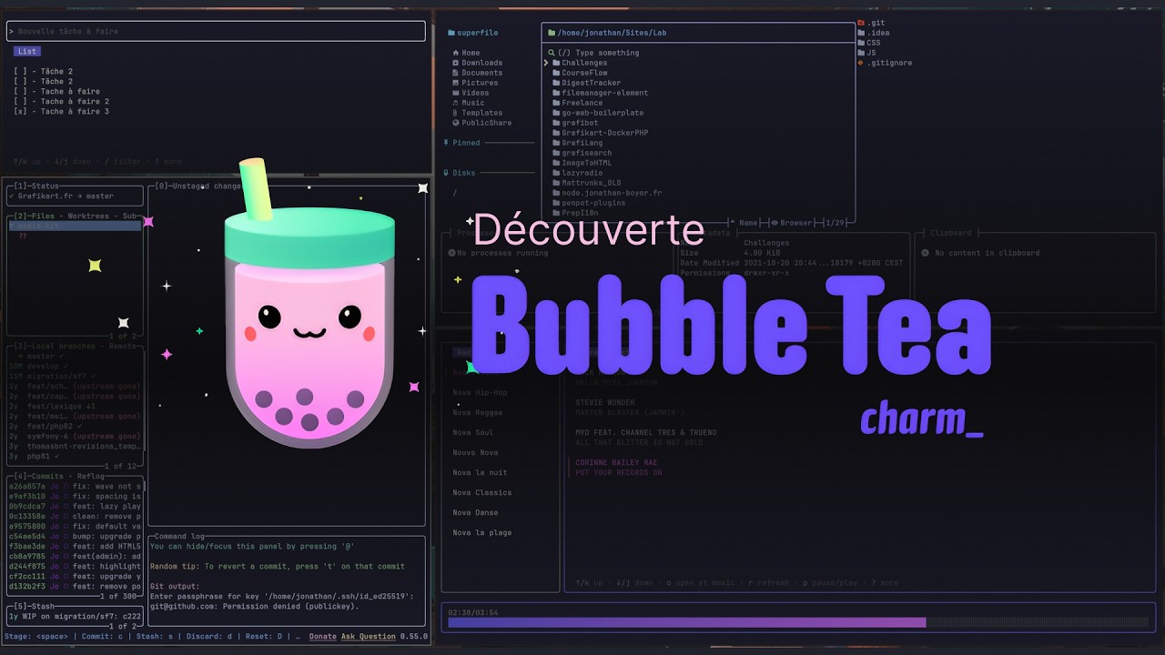 Créer une Interface en ligne de commande avec Go & Bubbletea