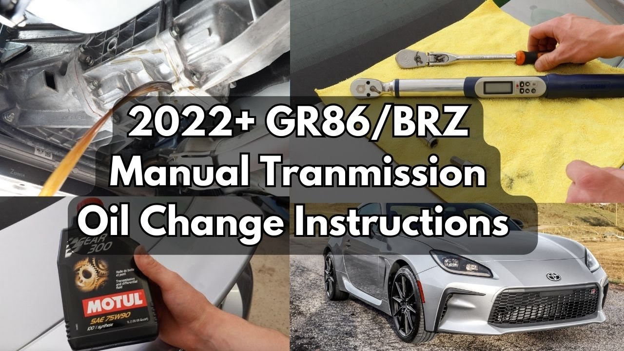 How to Change Manual Transmission Oil on a 2022+ GR86/BRZ