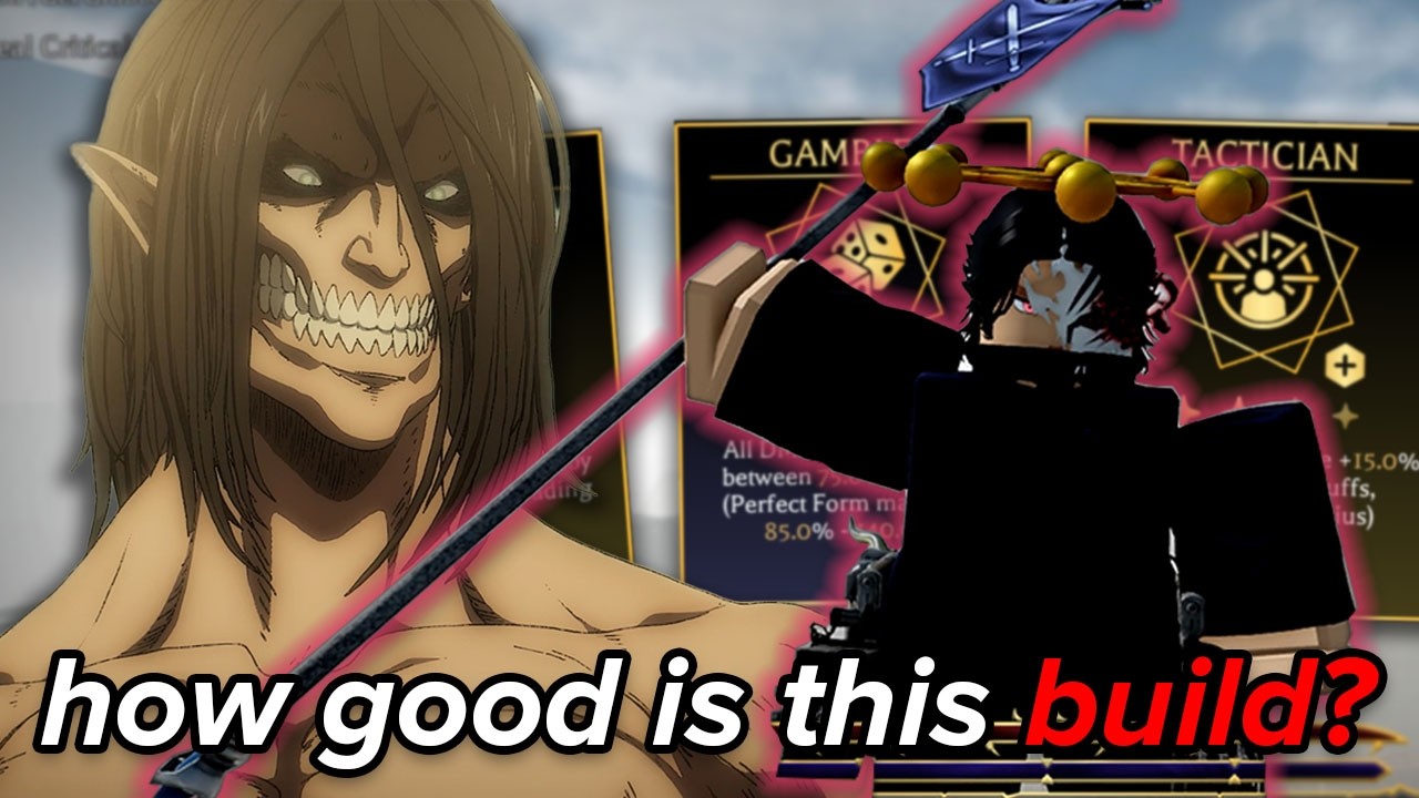 I Asked EREN YEAGER To Make Me A ODM BUILD In ROBLOX Attack on Titan Revolution!