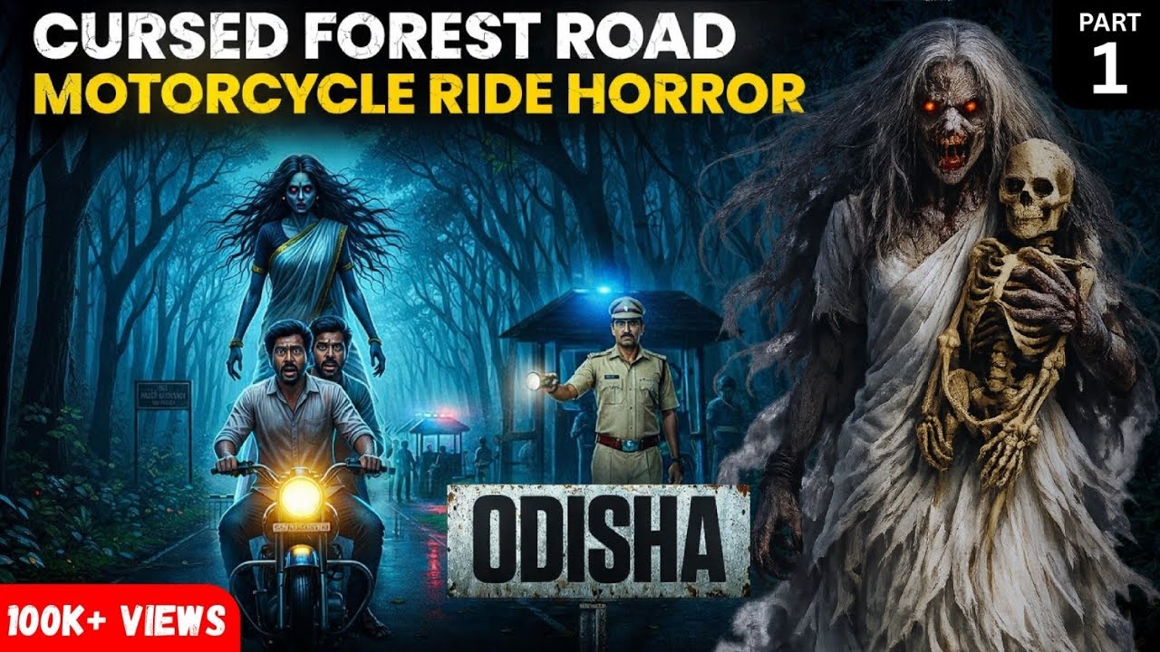 Biker Deadly Ghost Encounter on Forest Highway | REAL HORROR STORY | THE HAUNTED DIARIES | PART - 1