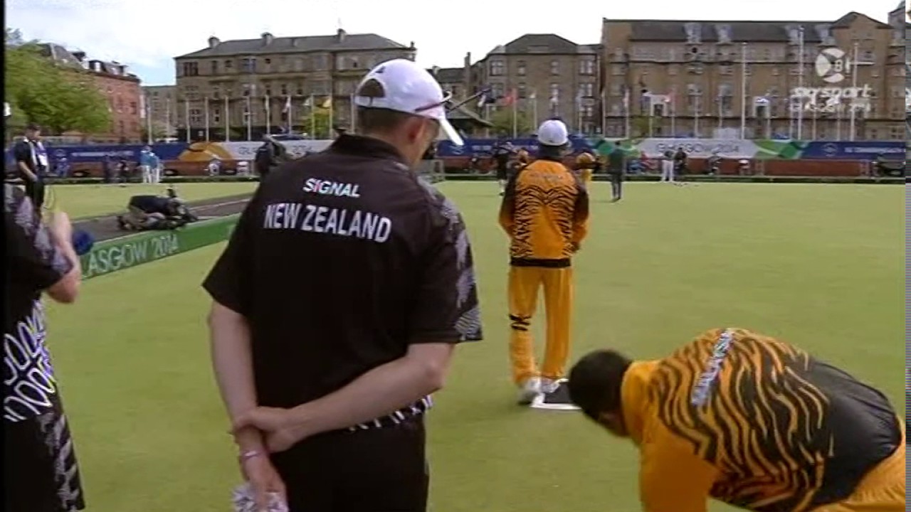 2014 Comm Games Mens Fours NZL v MAL