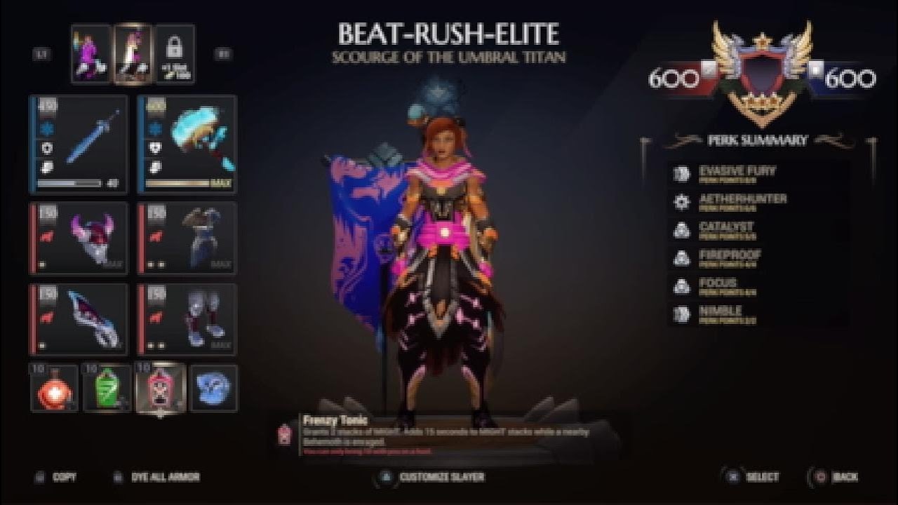 Dauntless Awakening. Flame Proof Build Anti Fire