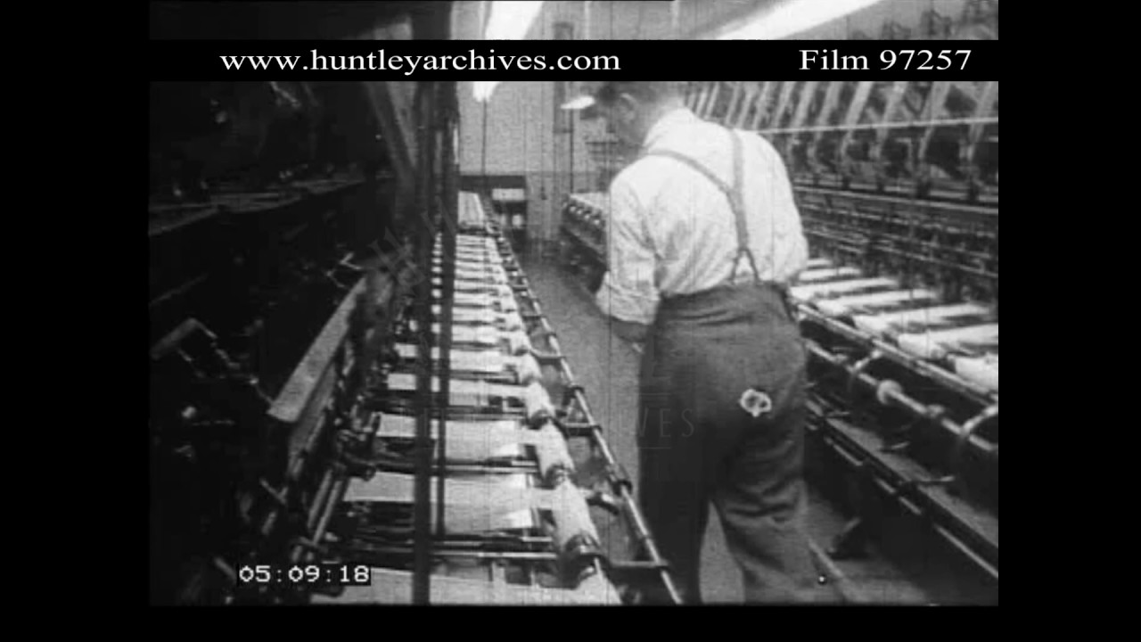 Hinckley Nylon Factory, 1950's.  Archive film 97257
