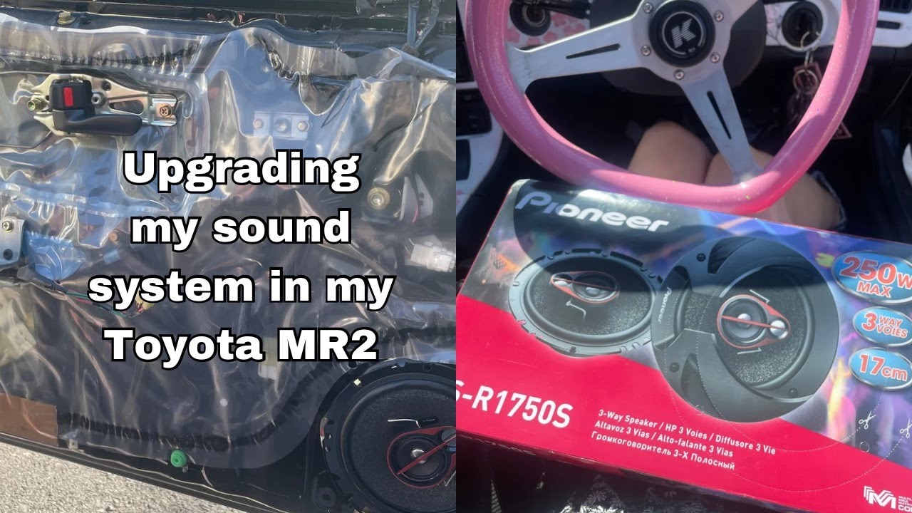 Upgrading My Toyota MR2 Sound System with Pioneer Speakers! 🔊