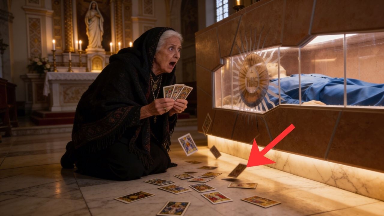 Una Cartomante ha visitato la tomba di mio figlio Carlo per curiosità e ha gettato tutte le carte gi