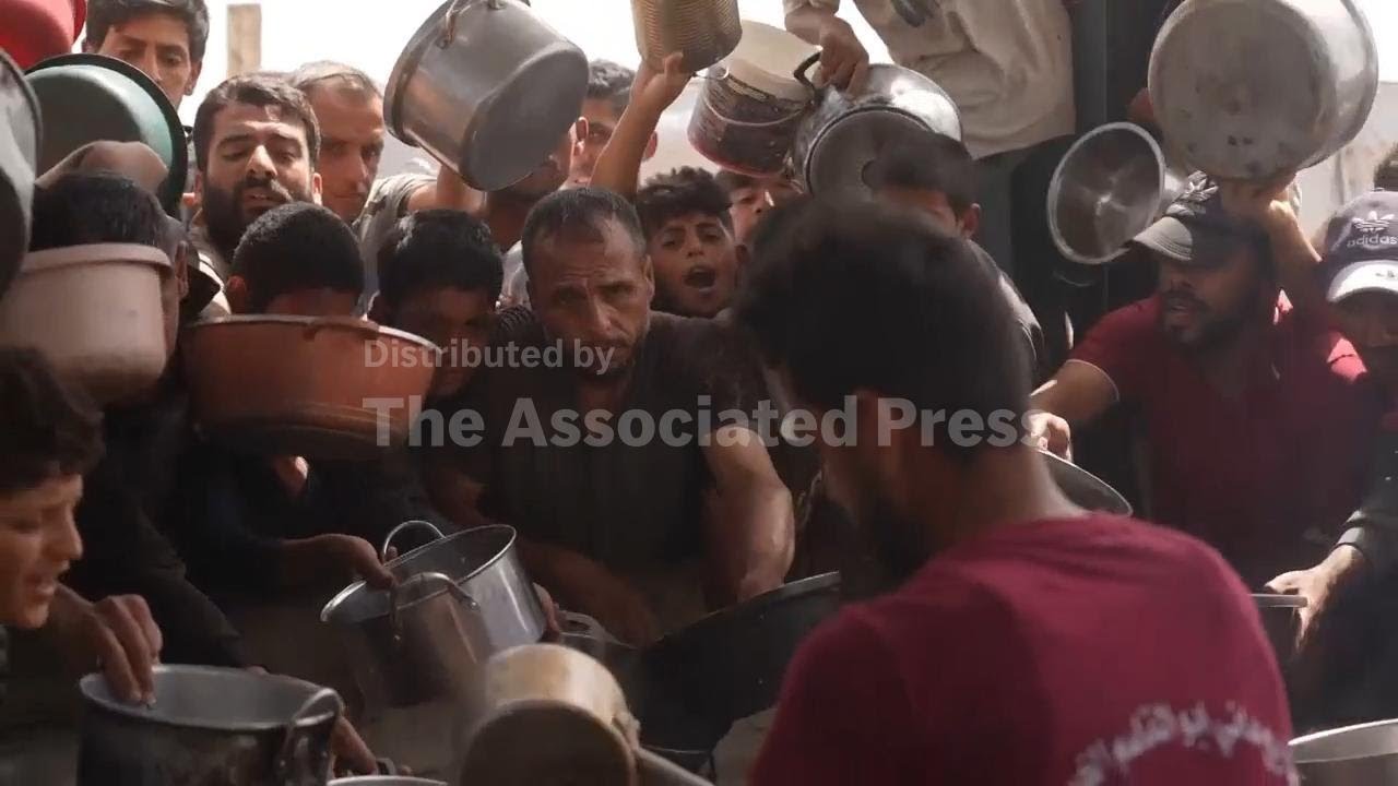 Palestinians across Gaza struggle to feed themselves with Israel's blockade in its third month