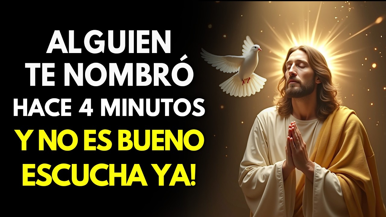 DIOS VIO QUIÉN TE NOMBRÓ HACE 4 MINUTOS: ESCUCHA ESTA REVELACIÓN URGENTE