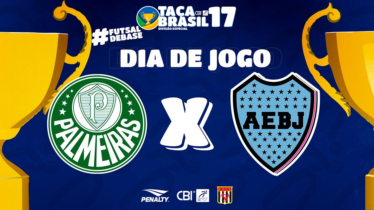Taça Brasil CBI Sub 17 Masc. Especial | Palmeiras x AEBJ Boca Junior | 5º ao 8º Lugar | Ao Vivo