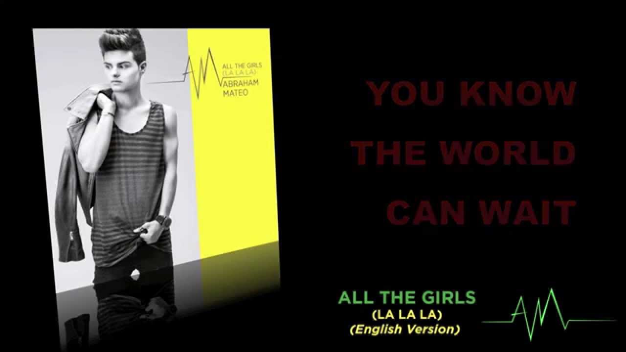 Abraham Mateo - All the Girls (Versión en inglés con letra)