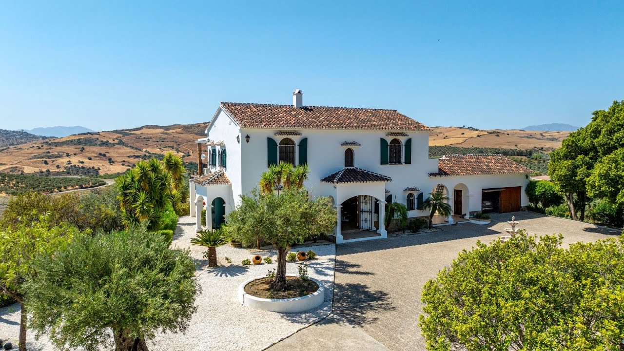 Walkthrough Property Tour Gorgeous Finca w/ Olive Grove near Casarabonela, Andalusia, Southern Spain