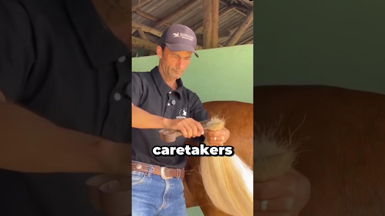 Why Horse Tails Are Trimmed (Not Just for Looks) #shortvideo