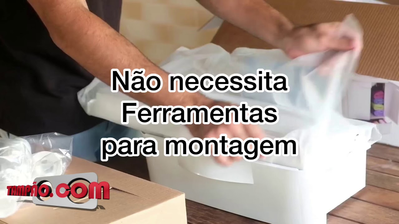 Montagem gabinete plástico para banheiro Astra gabfit gab fit gab5