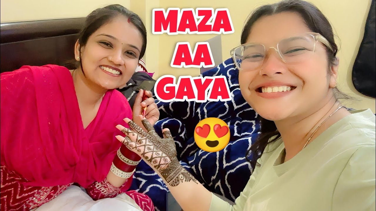 Bhabhi Ne Lagai Itni Sunder Mehandi 😱 Must Watch | Daily Vlog 163