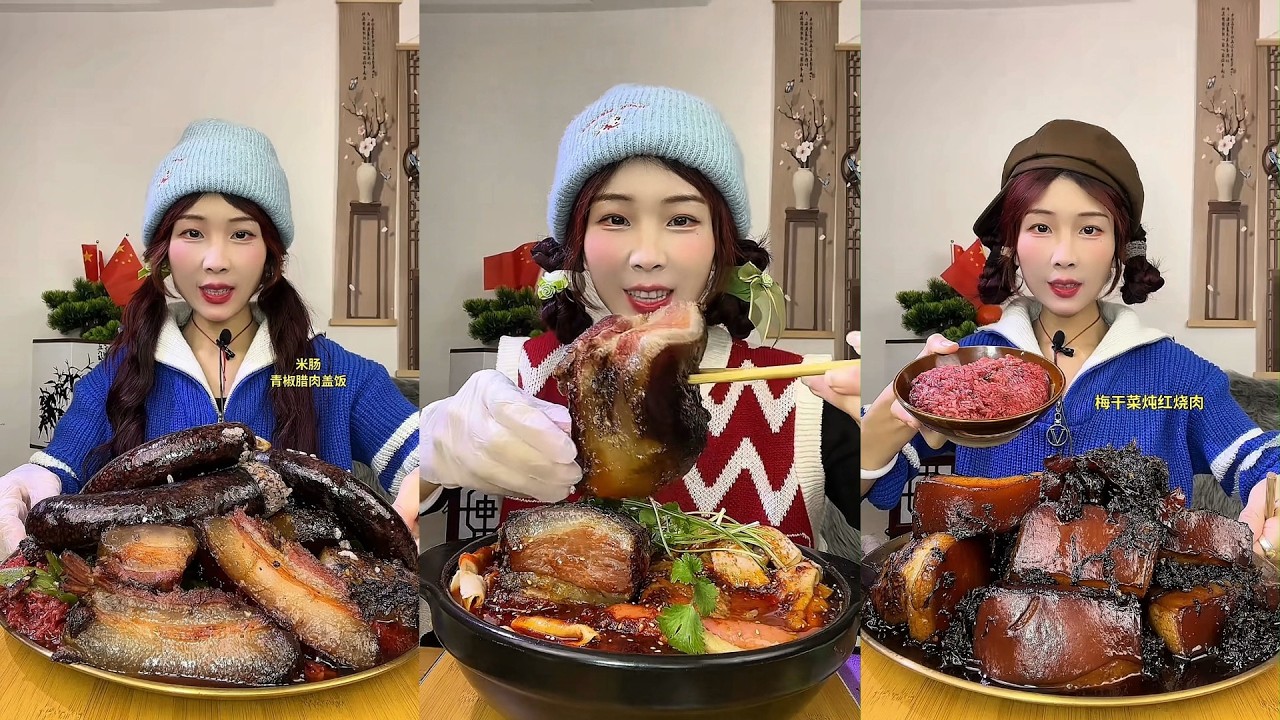 【ASMR】【MUKBANG】DELICIOUS DINING PROGRAM | HOMEMADE CHINESE FOOD | 食べる | 吃播 #咀嚼音