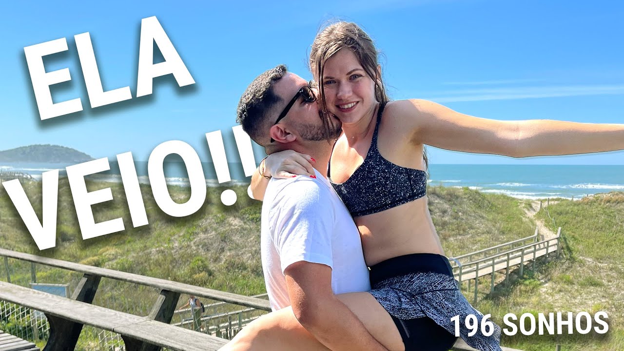 TROUXE MINHA GRINGA PARA O BRASIL PELA PRIMEIRA VEZ