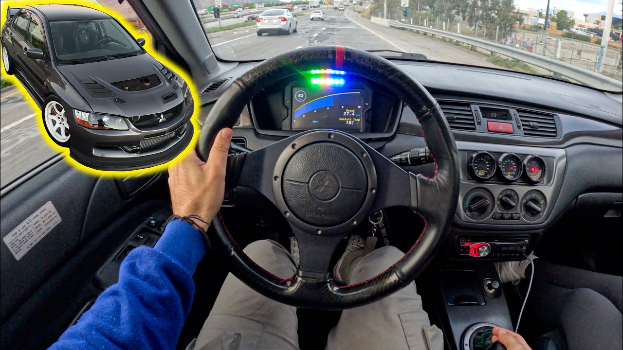 POV: Вот как управляется 560-сильный Mitsubishi EVO!