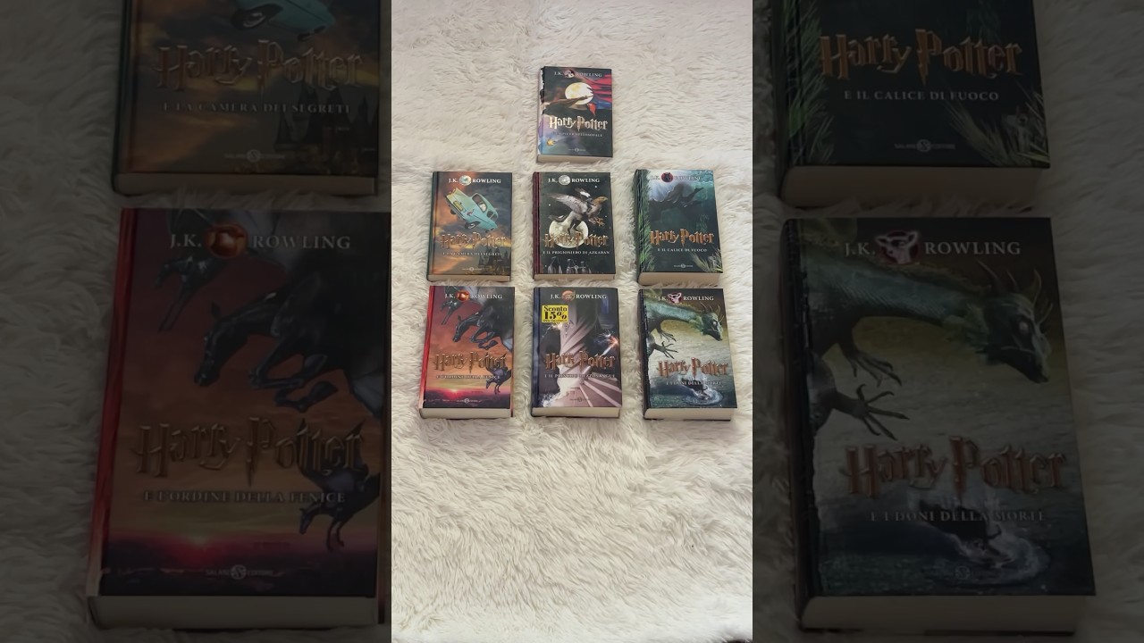 Finalmente collezione dei libri di Harry Potter completata!⚡️ #harrypotter #harrypotterfan #book