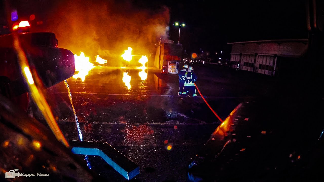 FLF Flugfeldlöschfahrzeug - Inside View - Flugzeugbrand am Dortmund Airport [ICAO-Großübung]