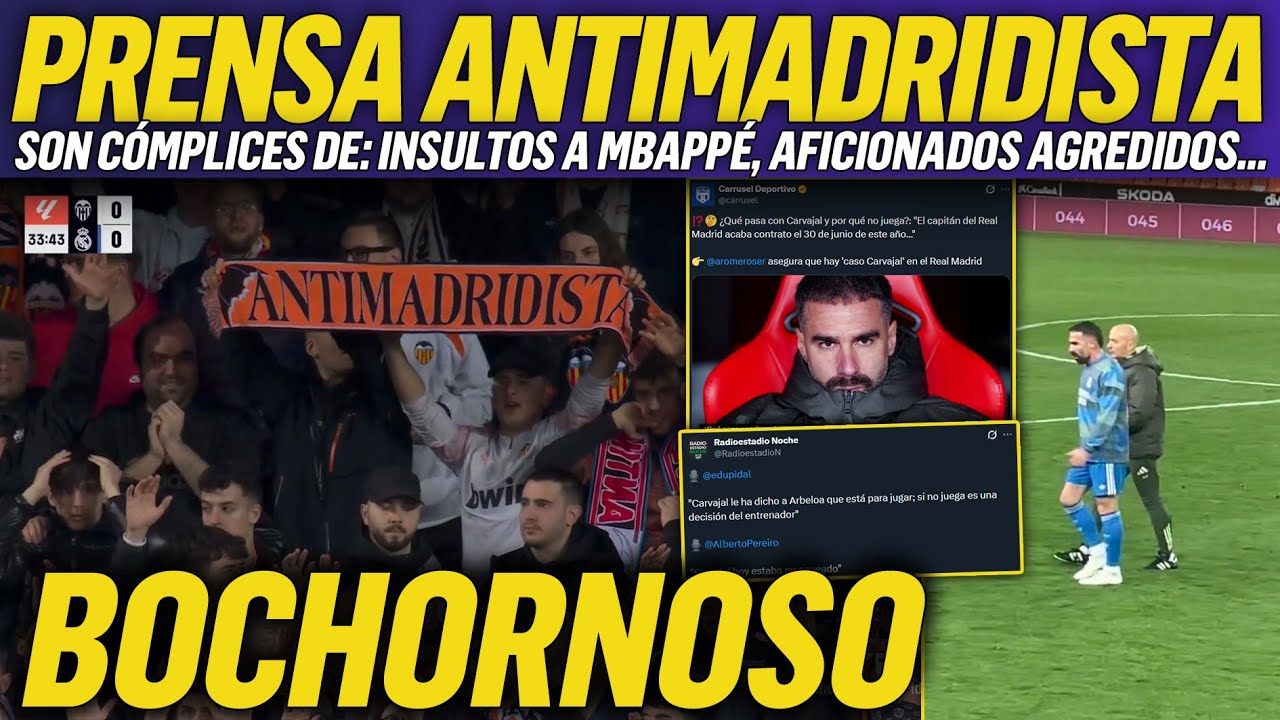 💥NUEVA CRISIS EN EL REAL MADRID PESE A GANAR EN VALENCIA, AHORA TOCA EL 