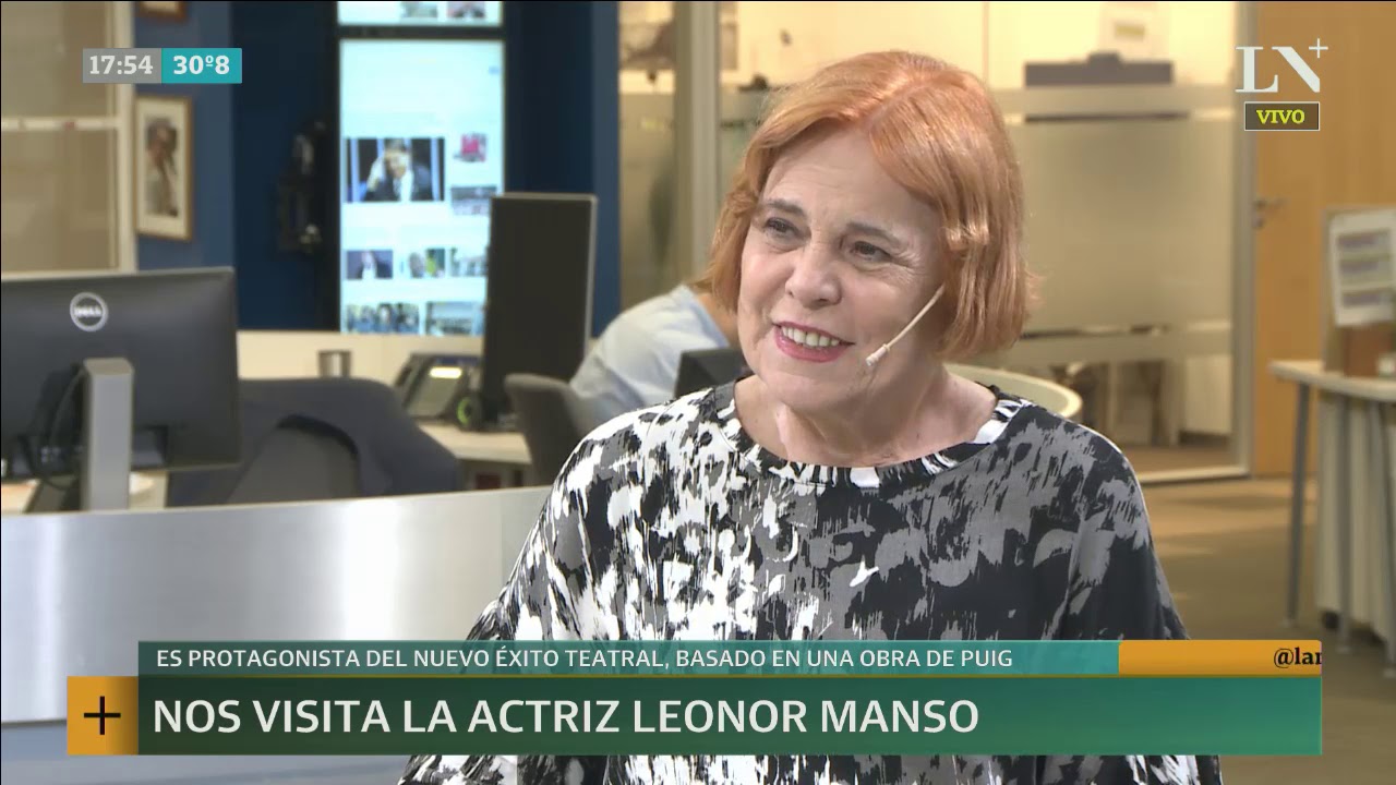 Mano a mano con la actriz Leonor Manso +INFO