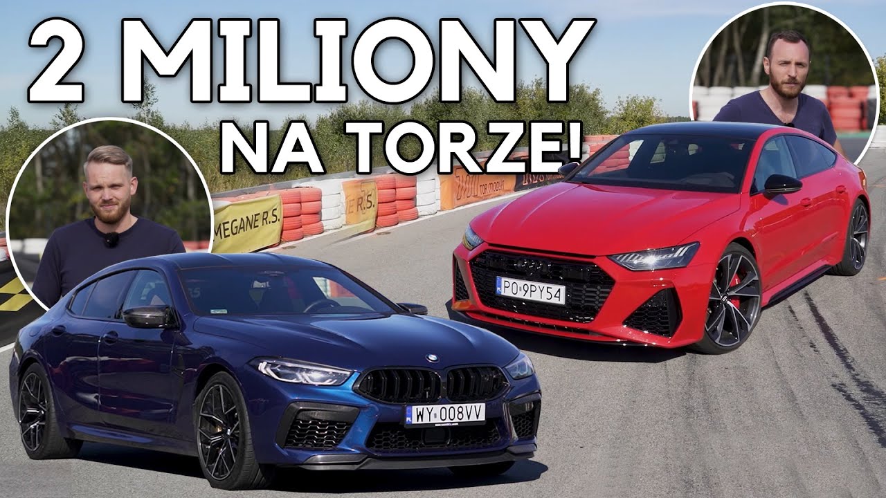 Audi RS7 vs BMW M8 GC Competition - upalamy 2 mln zł