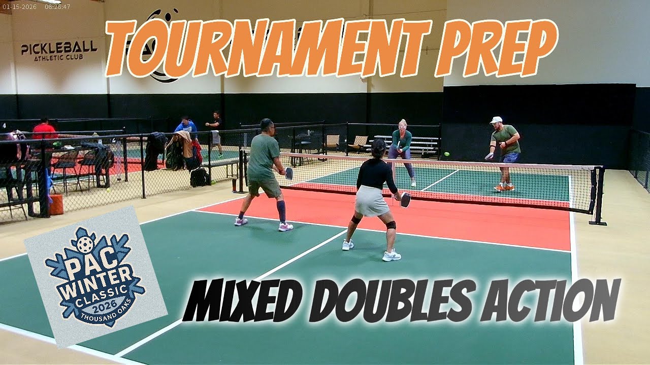 Pickleball Tournament Prep - Mixed Doubles Practice