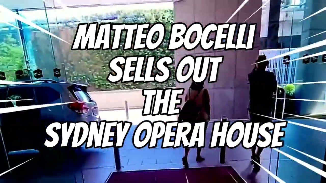 Matteo Bocelli Sells Out The Sydney Opera House The Experience