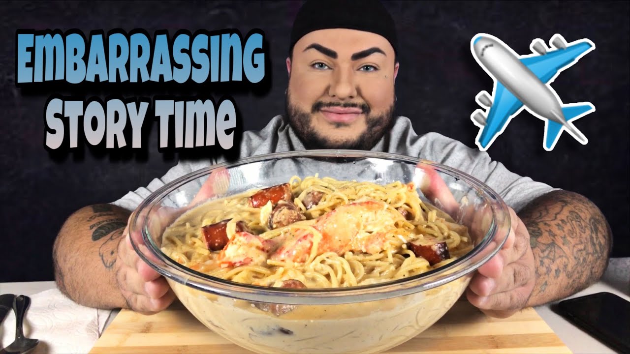 Cajun King Crab Alfredo | EMBARRASSING STORY TIME