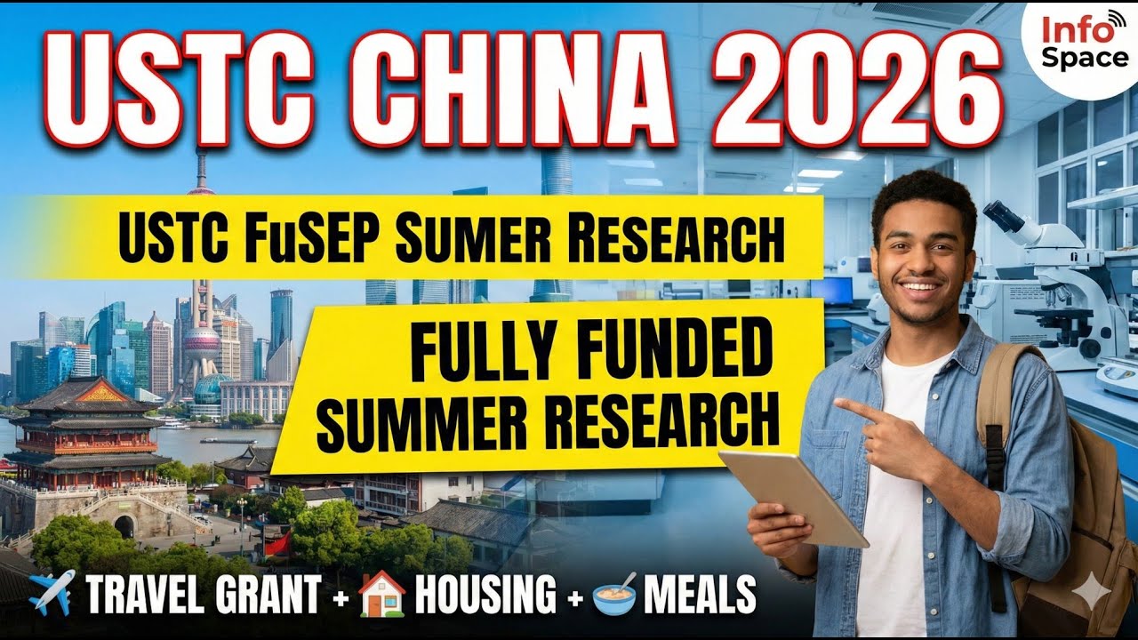 🇨🇳 Полностью финансируемая летняя исследовательская программа в Китае! USTC FuSEP 2026 (Грант на ...