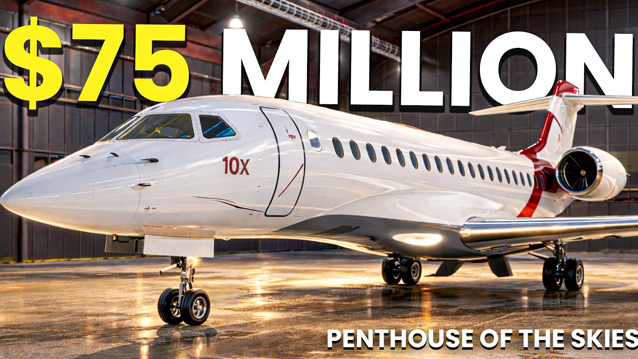 Step Inside the Dassault Falcon 10X The Luxurious Penthouse in the Sky