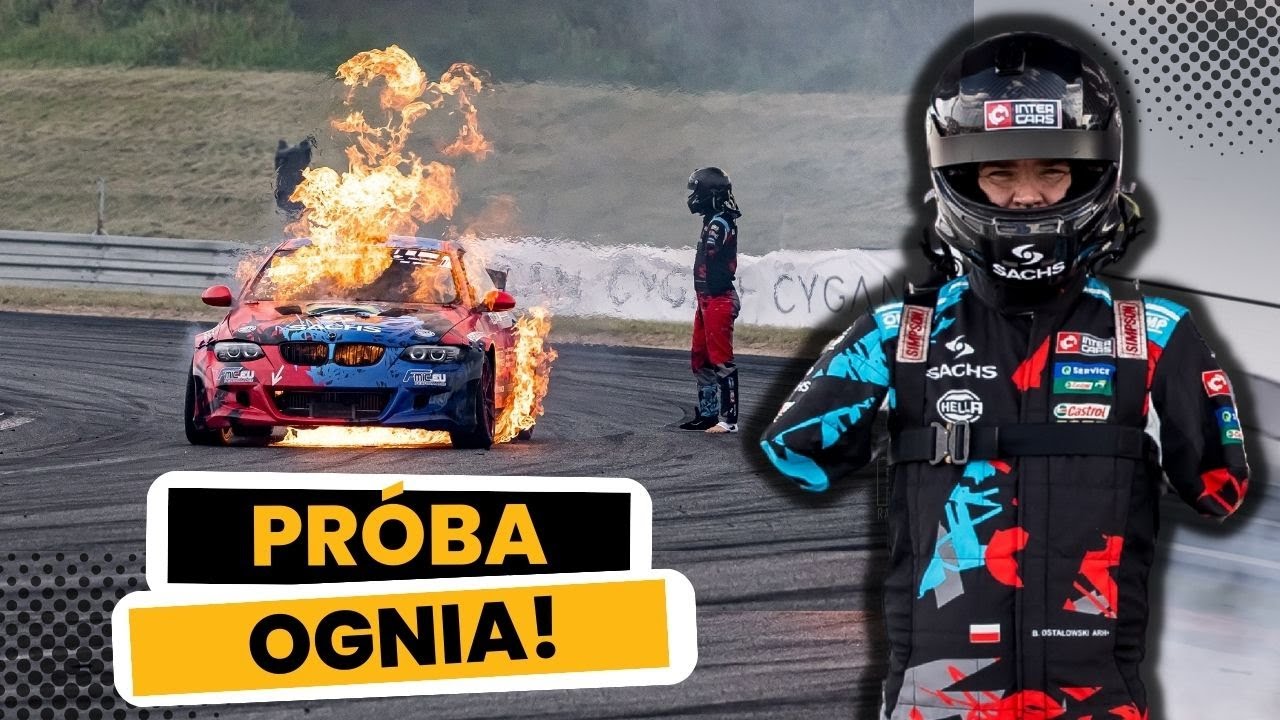Próba ognia kombinezonu rajdowego FIA