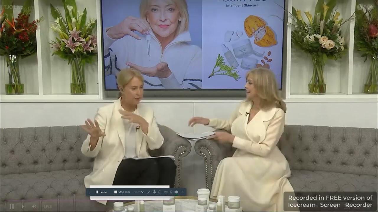 TJC Chloe launches Facewise with Sharon Maughan POSH OVERLOAD