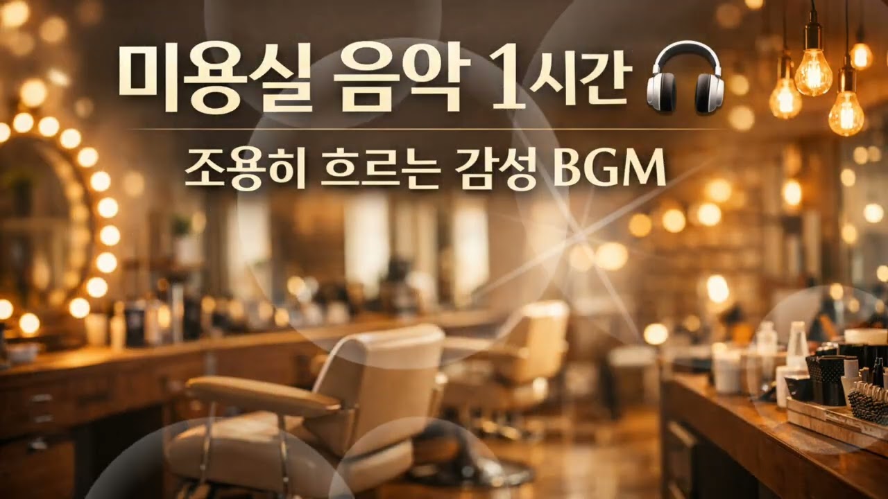 ✂️ 손님이 편해지는 미용실 음악 | 말 안 해도 분위기 좋아지는 BGM💈 미용실에서 틀면 예약 늘어나는 조용한 음악
